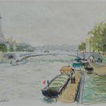 Париж. Сена, мост Александра III